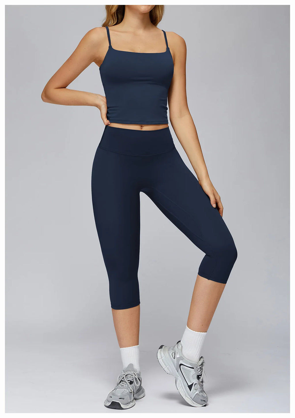 Set Women Tracksuit Workout Set Gym Clothing Fitness Long