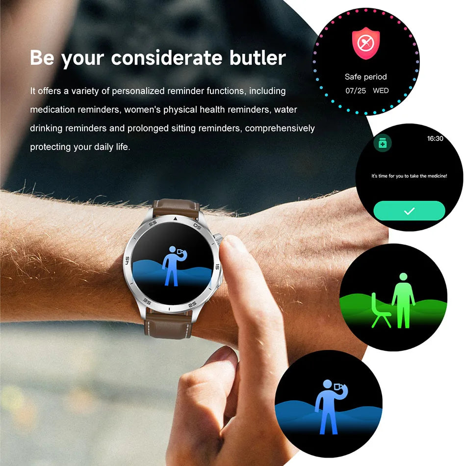 OPPO New Watch X2 Bluetooth Call Smart Watch Men GPS Sports Fitness Heart Rate AI Voice Assistant Smartwatches Android IOS
