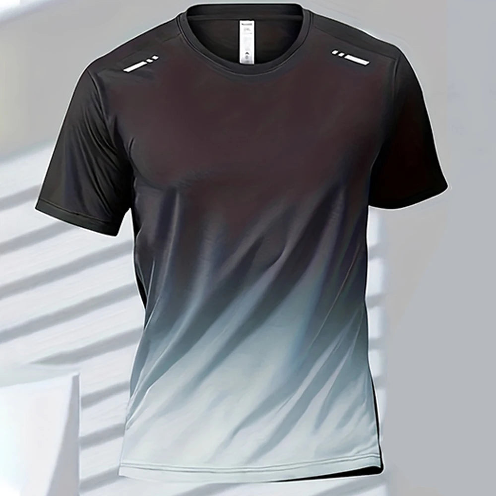 T-shirt Quick-drying Gradient Short Sleeve Tees