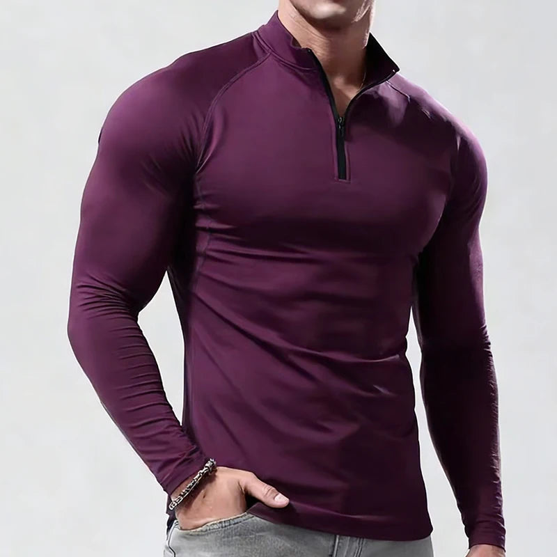 Long Sleeve T Shirt Men Compression