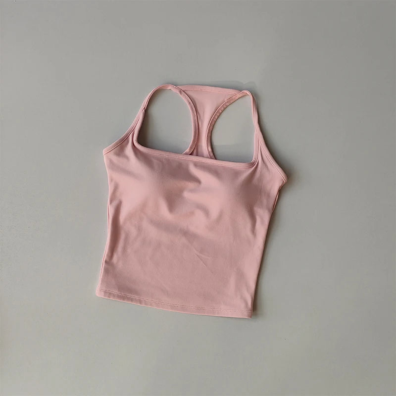Fitness Vest with Chest Pad Summer